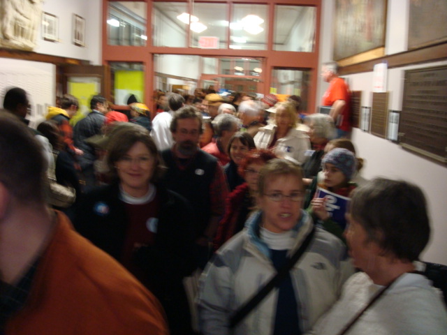 Registration Lines at Portland Caucus