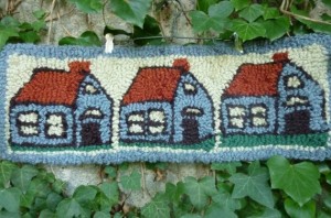 blue house by zucchini flour vintage